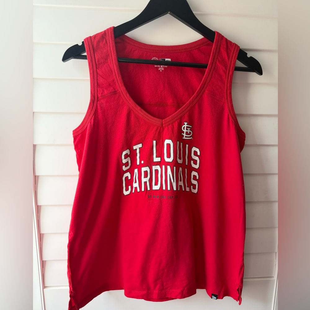 St. Louis Cardinals Women’s Tank Top by New Era Size XL